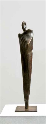 1956 Figura bronzo Cm 8 x 8 x 33