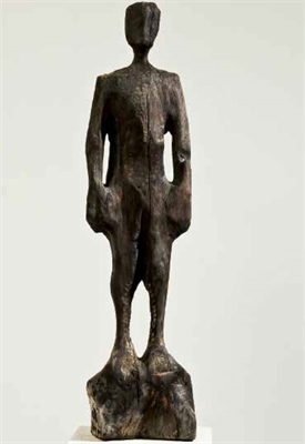 1957 Figura uomo legno Cm 25 x 15 x 97